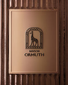 The Maison Ormuth label, close up